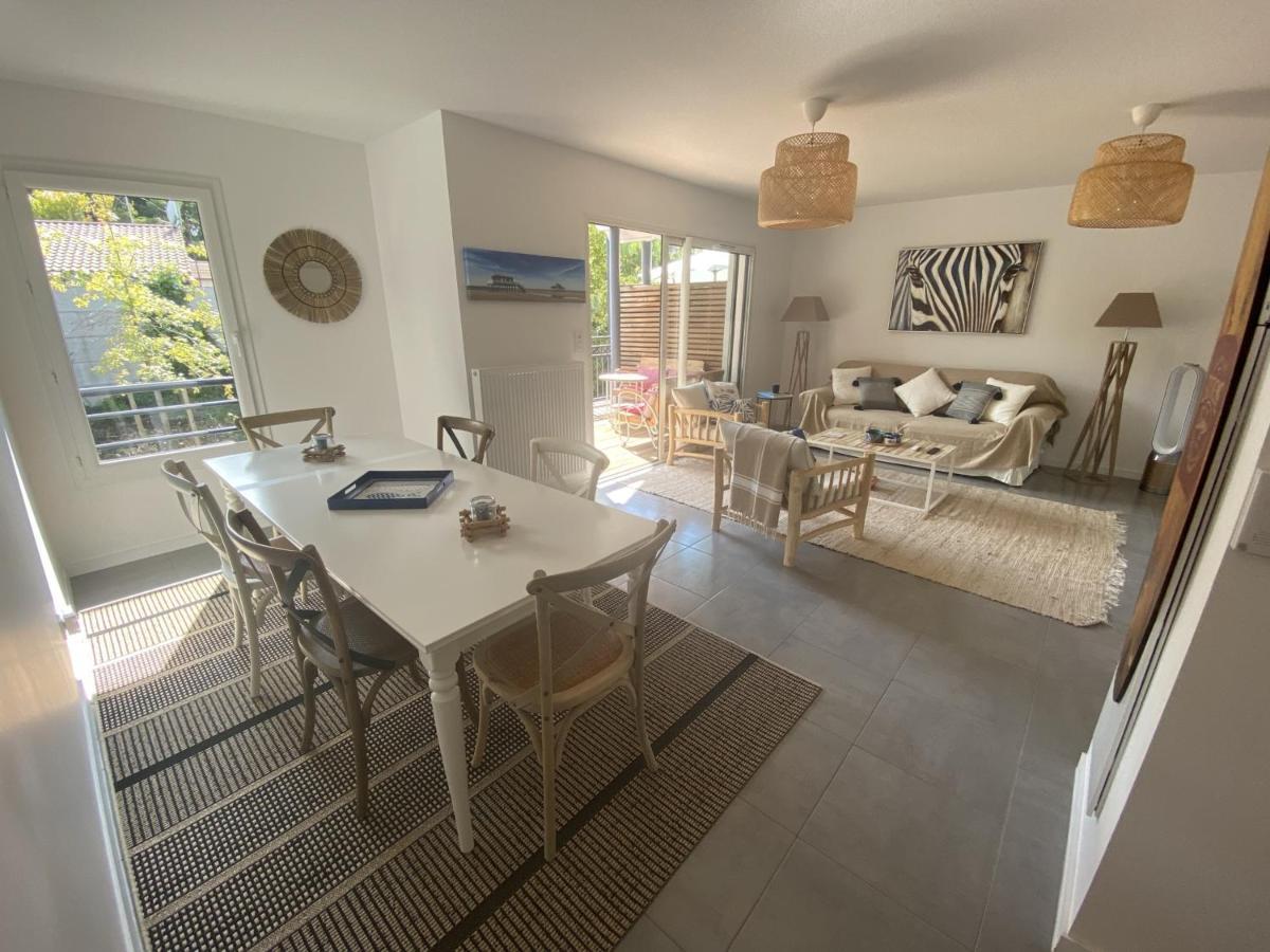 Charmant Appartement Pour 6 En Centre-Ville D'Arcachon Avec Terrasse, Parking Et Wifi - Fr-1-474-174 Dış mekan fotoğraf