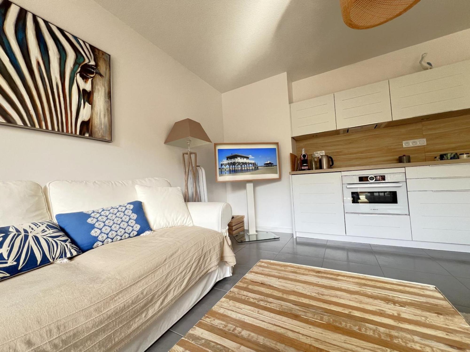Charmant Appartement Pour 6 En Centre-Ville D'Arcachon Avec Terrasse, Parking Et Wifi - Fr-1-474-174 Dış mekan fotoğraf